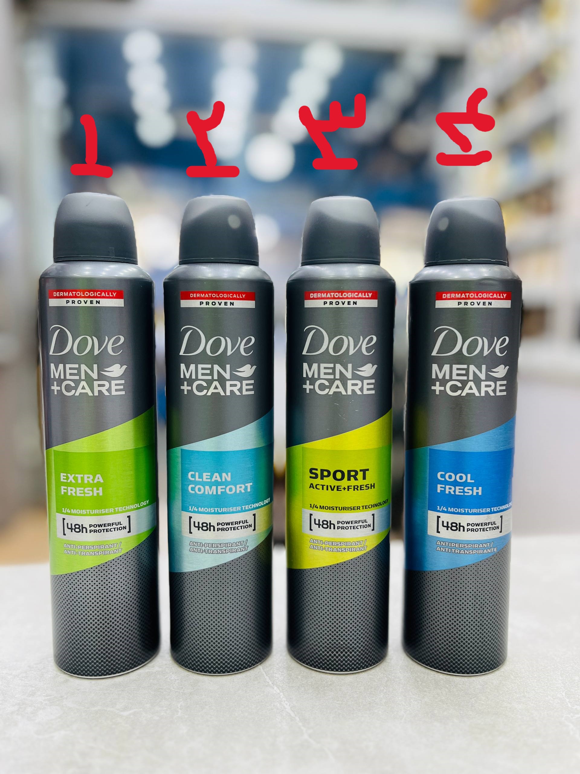 اسپری ضد تعریق مردانه داو – مدل Advanced Care Original