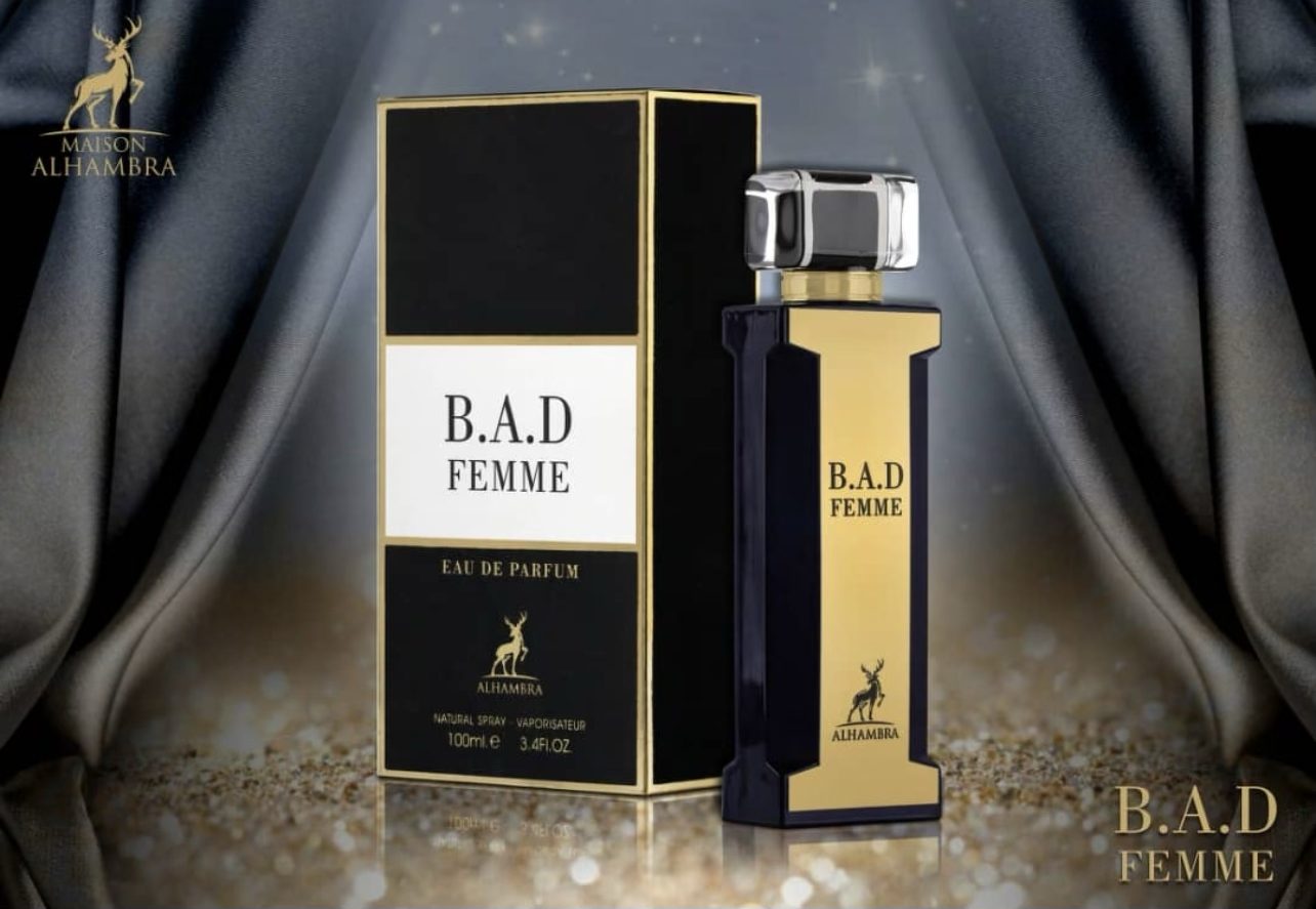 عطر ادکلن الحمبرا بد فمه (مشابه کارولینا هررا گودگرل مشکی)